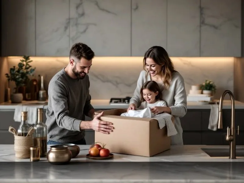 Melbourne family receiving Silv's delivery