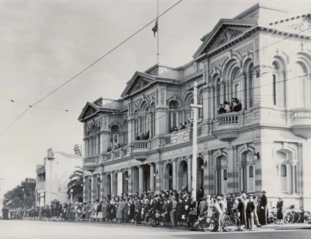Northcote Town Hall, built 1887-1891 on High Street, Melbourne